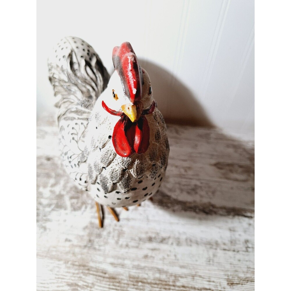 Ceramic Collectible Figurine‎ Hand-Painted Large Rooster